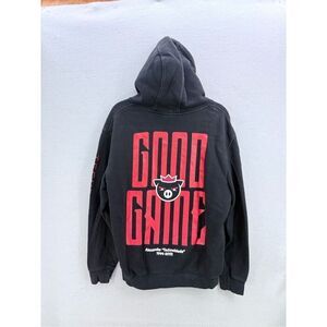 Technoblade Mens Black Good Game Alexander Pullover Hooded Sweatshirt Size Large